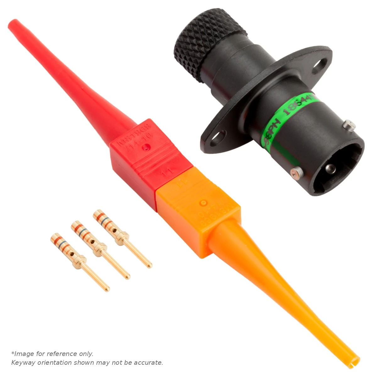 AS,3 WAY,FLG,PIN,D KEY,GREEN - AS008-98PD