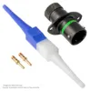 AS,2 WAY,FLG,PIN,D KEY,GREEN - AS010-02PD