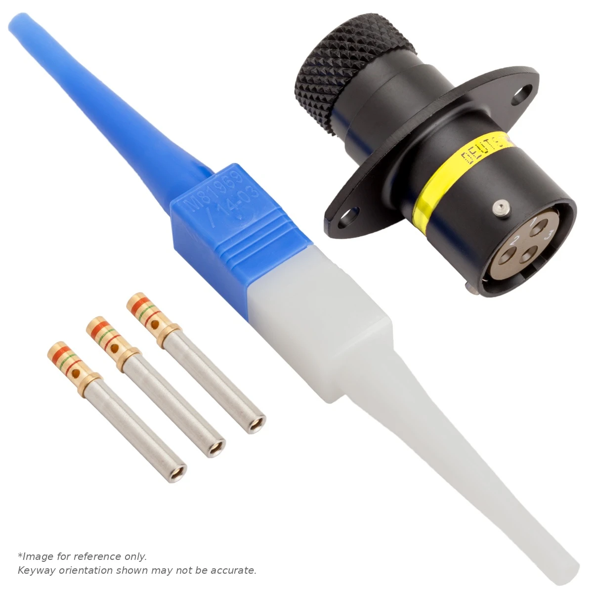 AS,3 WAY,FLG,SKT,A KEY,YELLOW - AS010-03SA