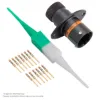 AS,13 WAY,FLG,PIN,C KEY,ORANGE - AS010-35PC