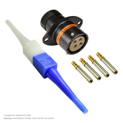 AS,4 WAY,FLG,SKT,C KEY,ORANGE - AS012-04SC