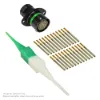 AS,22 WAY,FLG,SKT,D KEY,GREEN - AS012-35SD