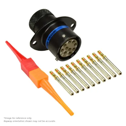 AS,10 WAY,FLG,SKT,B KEY,BLUE - AS012-98SB