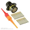 AS,19 WAY,FLG,SKT,A KEY,YELLOW - AS014-19SA