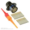 AS,19 WAY,FLG,SKT,B KEY,BLUE - AS014-19SB