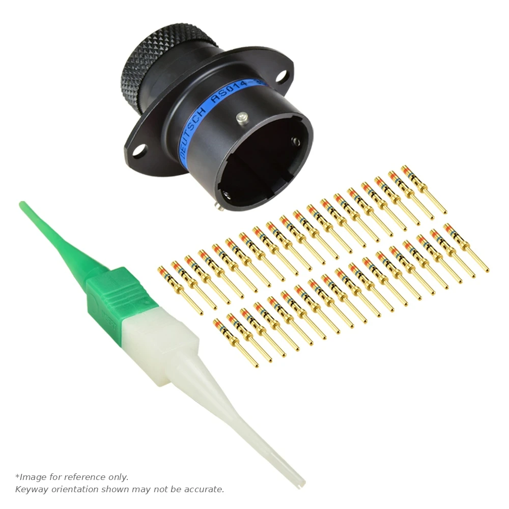 AS,37 WAY,FLG,PIN,B KEY,BLUE - AS014-35PB