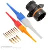 AS,12 WAY,FLG,PIN,C KEY,ORANGE - AS014-97PC