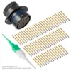 AS,66 WAY,FLG,SKT,B KEY,BLUE - AS018-35SB