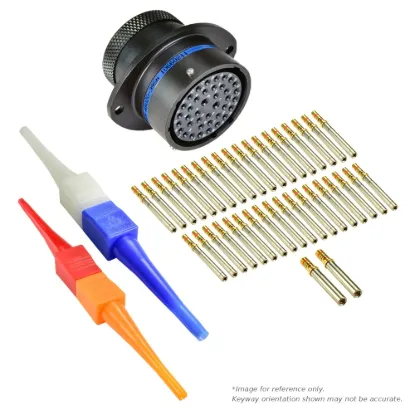 AS,39 WAY,FLG,PIN,B KEY,BLUE - AS020-39PB
