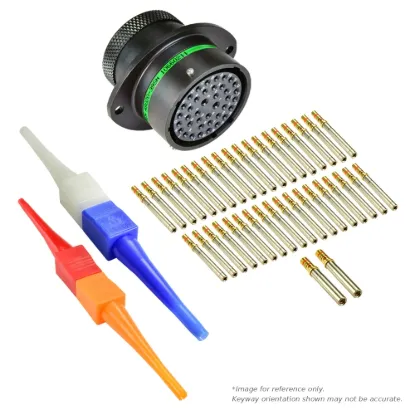 AS,39 WAY,FLG,PIN,D KEY,GREEN - AS020-39PD