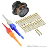 AS,39 WAY,FLG,SKT,C KEY,ORANGE - AS020-39SC