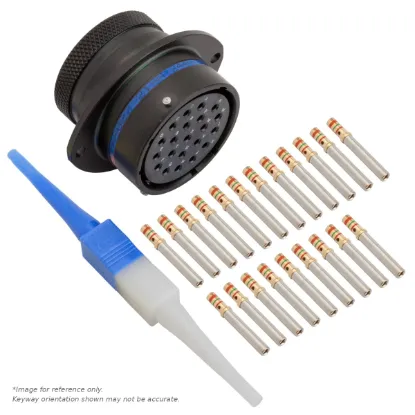 AS,21 WAY,FLG,SKT,B KEY,BLUE - AS022-21SB