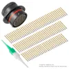 AS,100 WAY,FLG,PIN,N KEY,RED - AS022-35PN