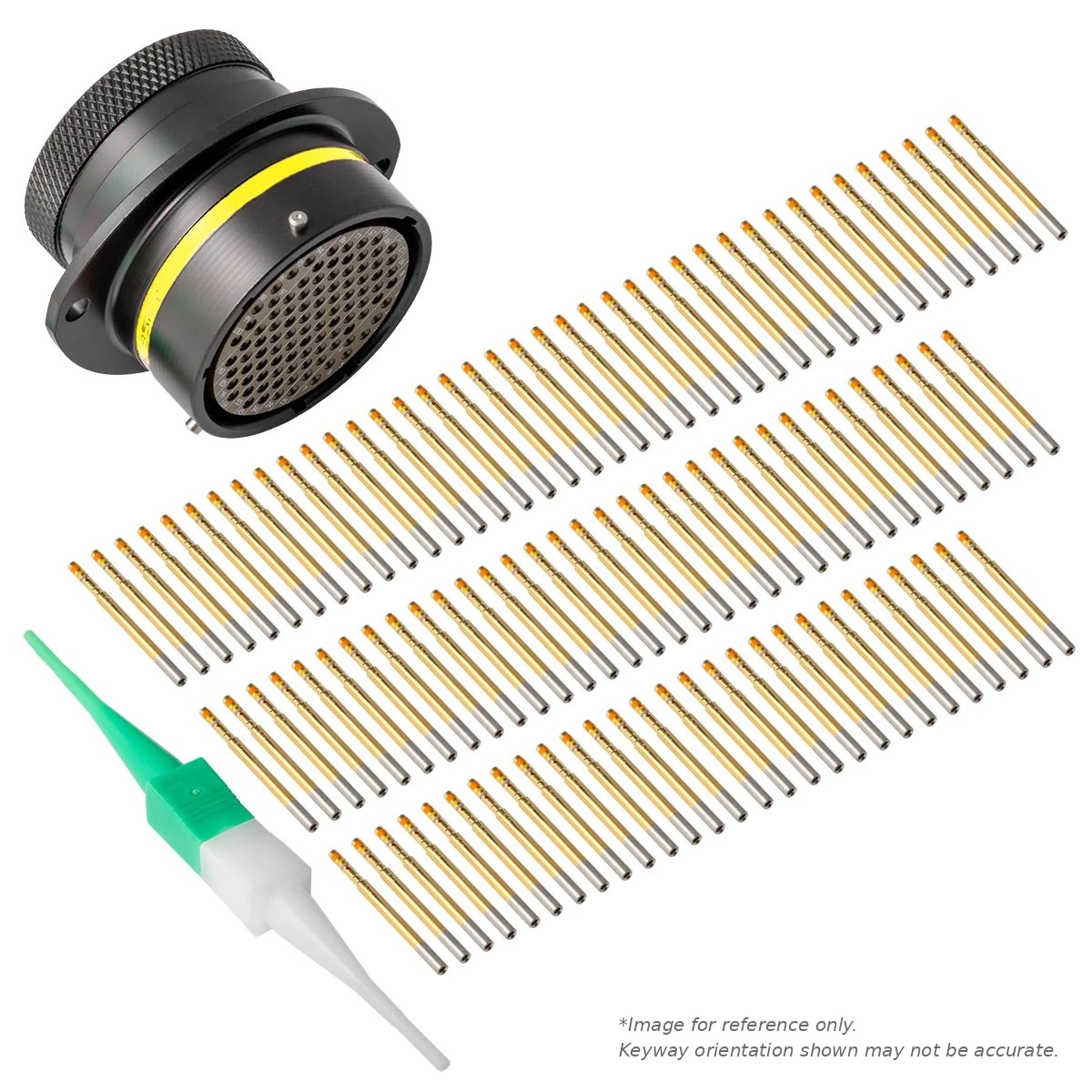 AS,100 WAY,FLG,SKT,A KEY,YELLOW - AS022-35SA