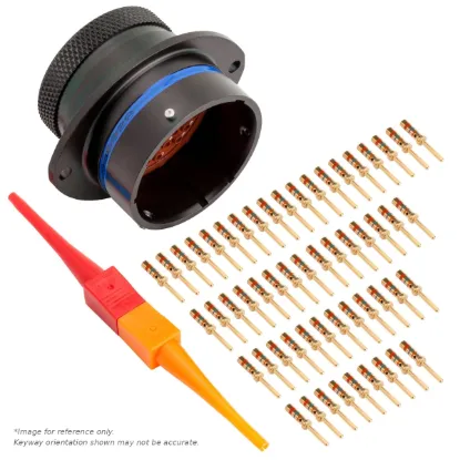 AS,55 WAY,FLG,PIN,B KEY,BLUE - AS022-55PB