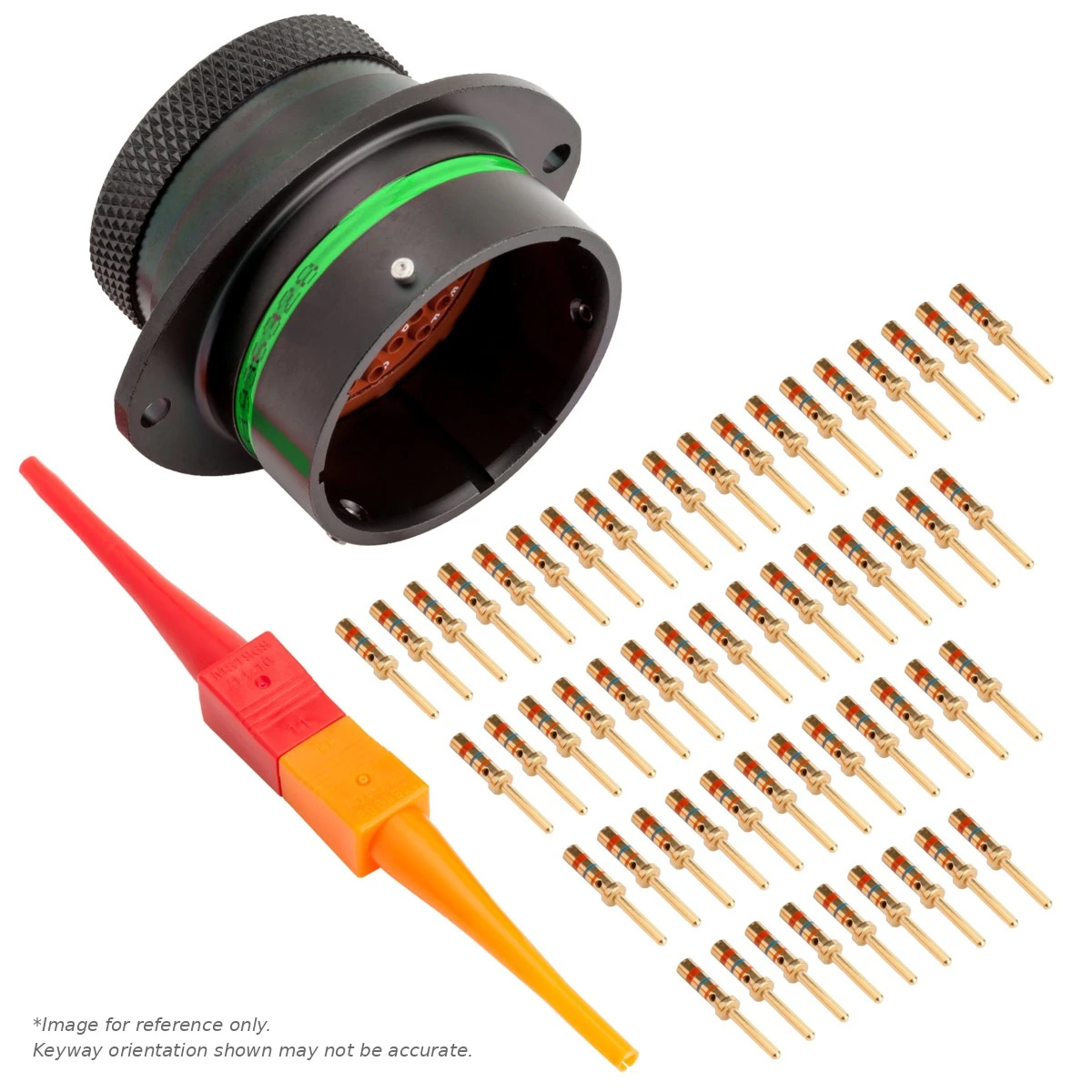 AS,55 WAY,FLG,PIN,D KEY,GREEN - AS022-55PD
