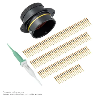 AS,29 WAY,FLG,PIN,A KEY,YELLOW - AS024-29PA