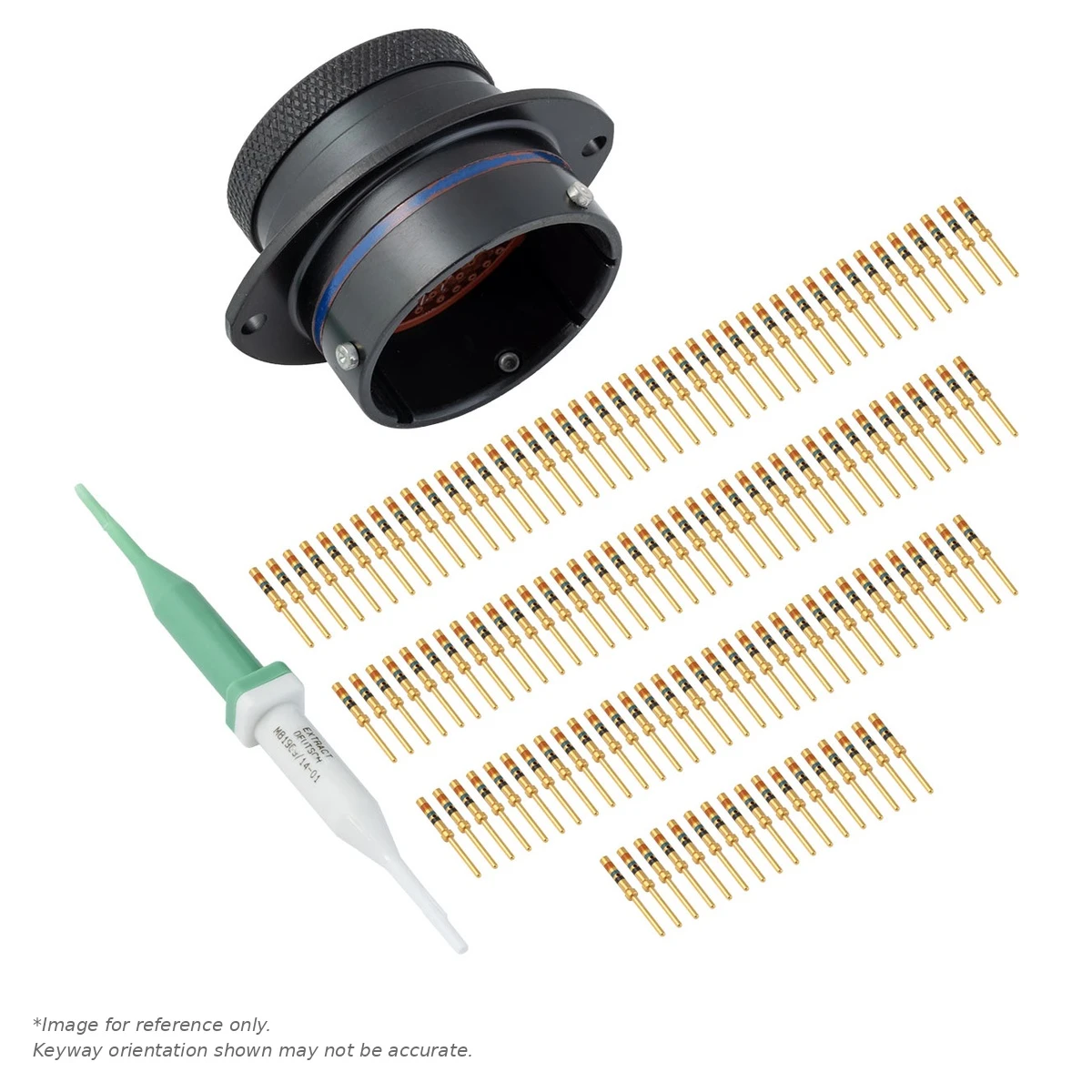 AS,29 WAY,FLG,PIN,B KEY,BLUE - AS024-29PB