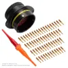 AS,61 WAY,FLG,PIN,A KEY,YELLOW - AS024-61PA