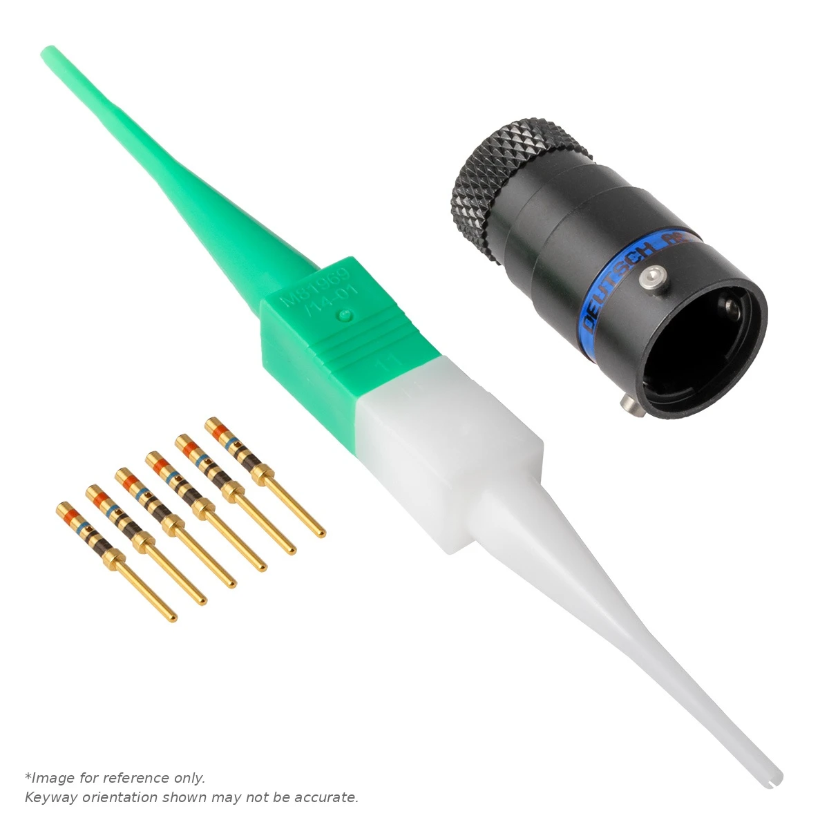 AS MINI,6 WAY,INLINE,PIN,B KEY,BLUE - AS107-35PB