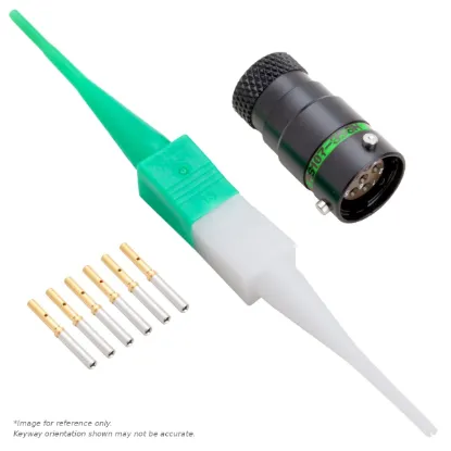 AS MINI,6 WAY,INLINE,SKT,D KEY,GREEN - AS107-35SD