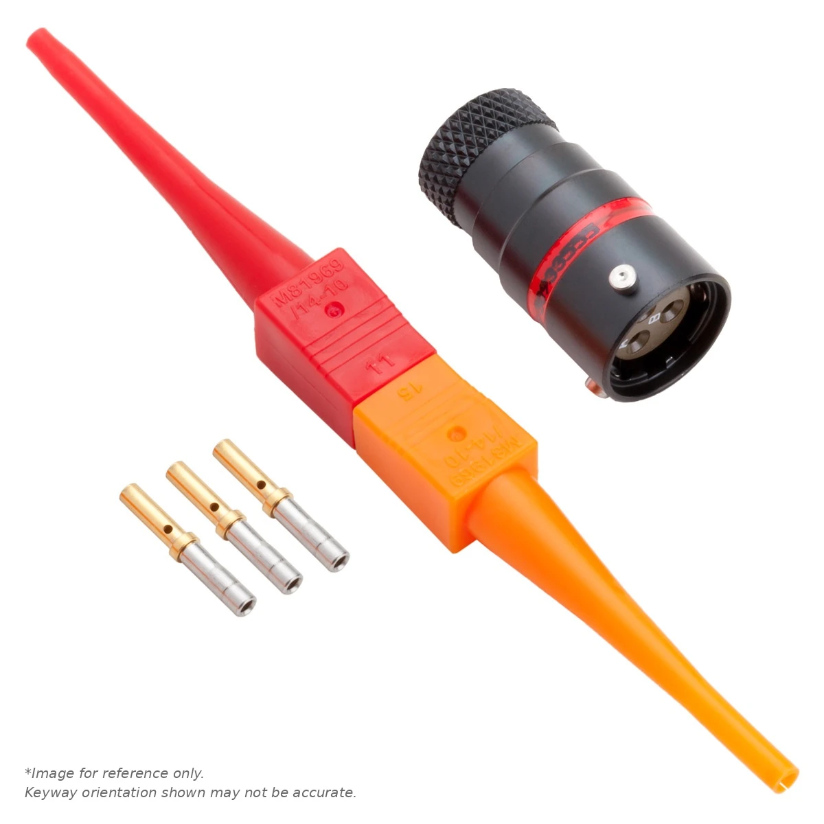 AS MINI,3 WAY,INLINE,PIN,N KEY,RED - AS107-98PN