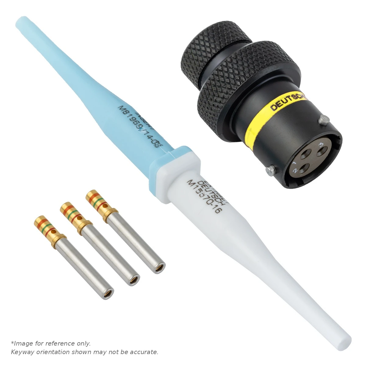 AS,3 WAY,INLINE,PIN,A KEY,YELLOW - AS110-03PA
