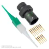 AS,13 WAY,INLINE,PIN,D KEY,GREEN - AS110-35PD