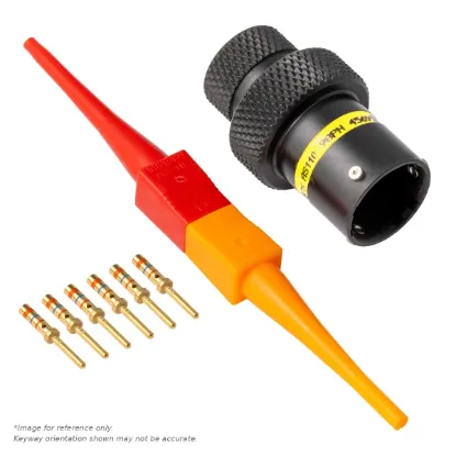 AS,6 WAY,INLINE,PIN,A KEY,YELLOW - AS110-98PA