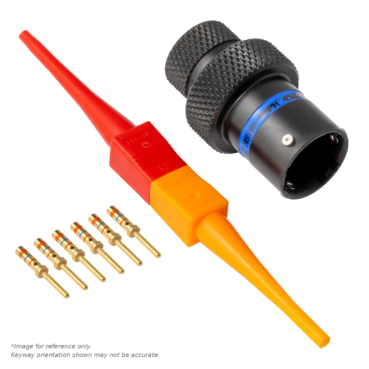 AS,6 WAY,INLINE,PIN,B KEY,BLUE - AS110-98PB