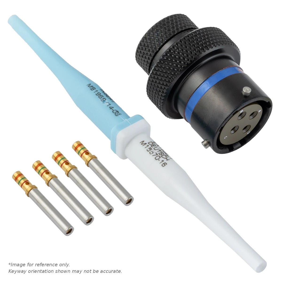 AS,4 WAY,INLINE,SKT,B KEY,BLUE - AS112-04SB