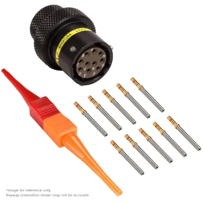 AS,10 WAY,INLINE,PIN,A KEY,YELLOW - AS112-98PA