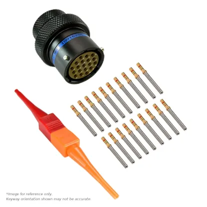 AS,19 WAY,INLINE,SKT,B KEY,BLUE - AS114-19SB