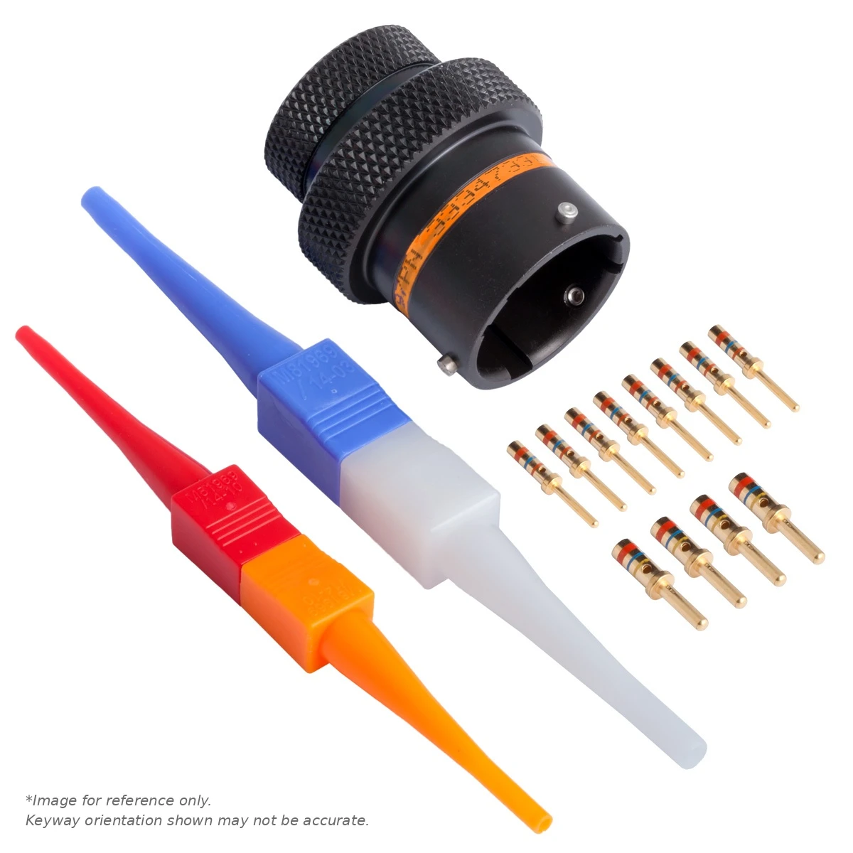 AS,12 WAY,INLINE,PIN,C KEY,ORANGE - AS114-97PC