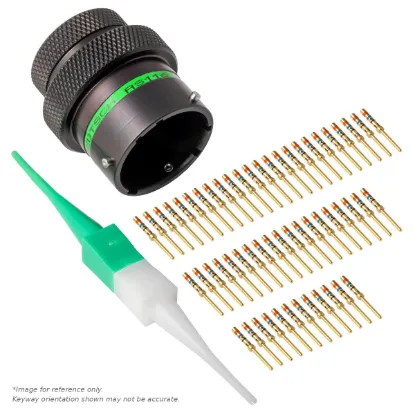 AS,55 WAY,INLINE,PIN,D KEY,GREEN - AS116-35PD
