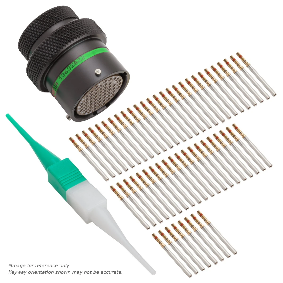 AS,55 WAY,INLINE,SKT,D KEY,GREEN - AS116-35SD