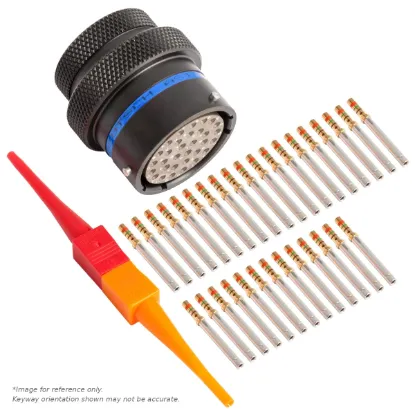 AS,32 WAY,INLINE,PIN,B KEY,BLUE - AS118-32PB