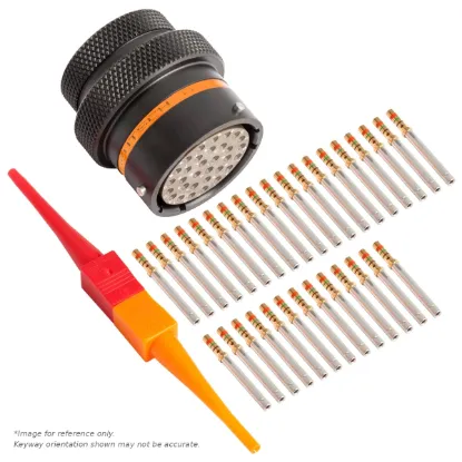 AS,32 WAY,INLINE,PIN,C KEY,ORANGE - AS118-32PC