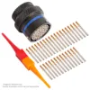 AS,32 WAY,INLINE,SKT,B KEY,BLUE - AS118-32SB