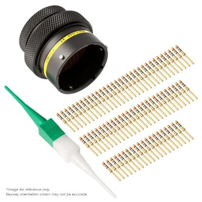 AS,16 WAY,INLINE,PIN,A KEY,YELLOW - AS120-16PA
