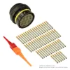 AS,21 WAY,INLINE,PIN,A KEY,YELLOW - AS122-21PA