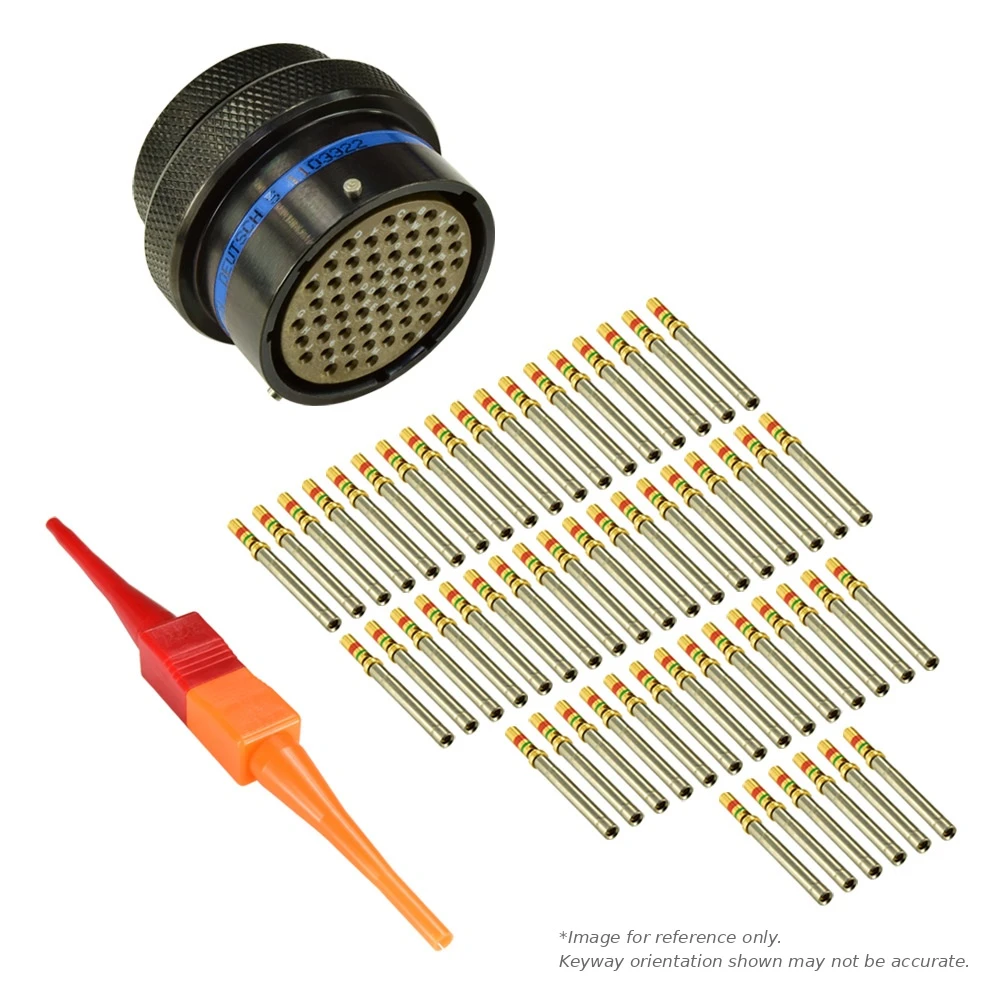 AS,55 WAY,INLINE,SKT,B KEY,BLUE - AS122-55SB