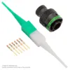 AS MINI,6 WAY,PLG,PIN,D KEY,GREEN - AS607-35PD