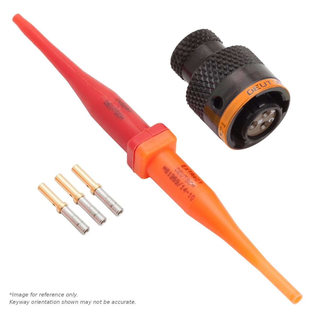 AS MINI,3 WAY,PLG,SKT,C KEY,ORANGE - AS607-98SC
