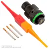 AS,3 WAY,PLG,PIN,D KEY,GREEN - AS608-98SD