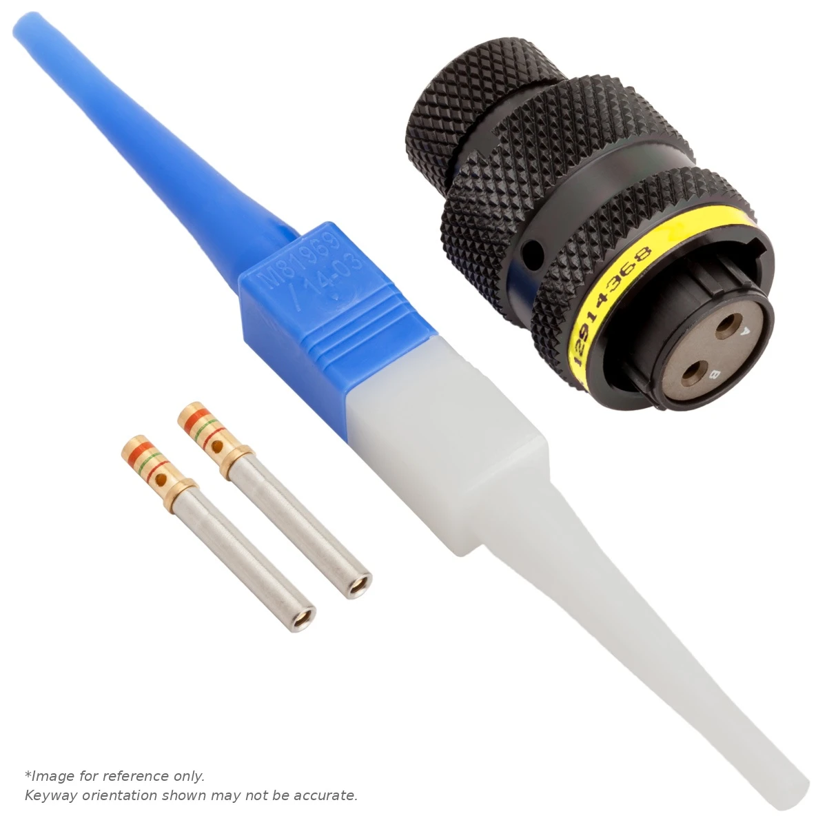 AS,2 WAY,PLG,PIN,A KEY,YELLOW - AS610-02SA