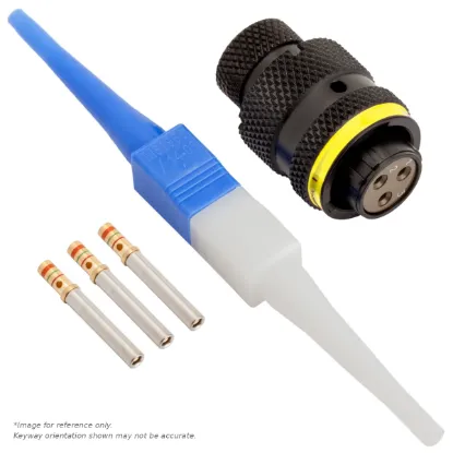 AS,3 WAY,PLG,PIN,A KEY,YELLOW - AS610-03SA
