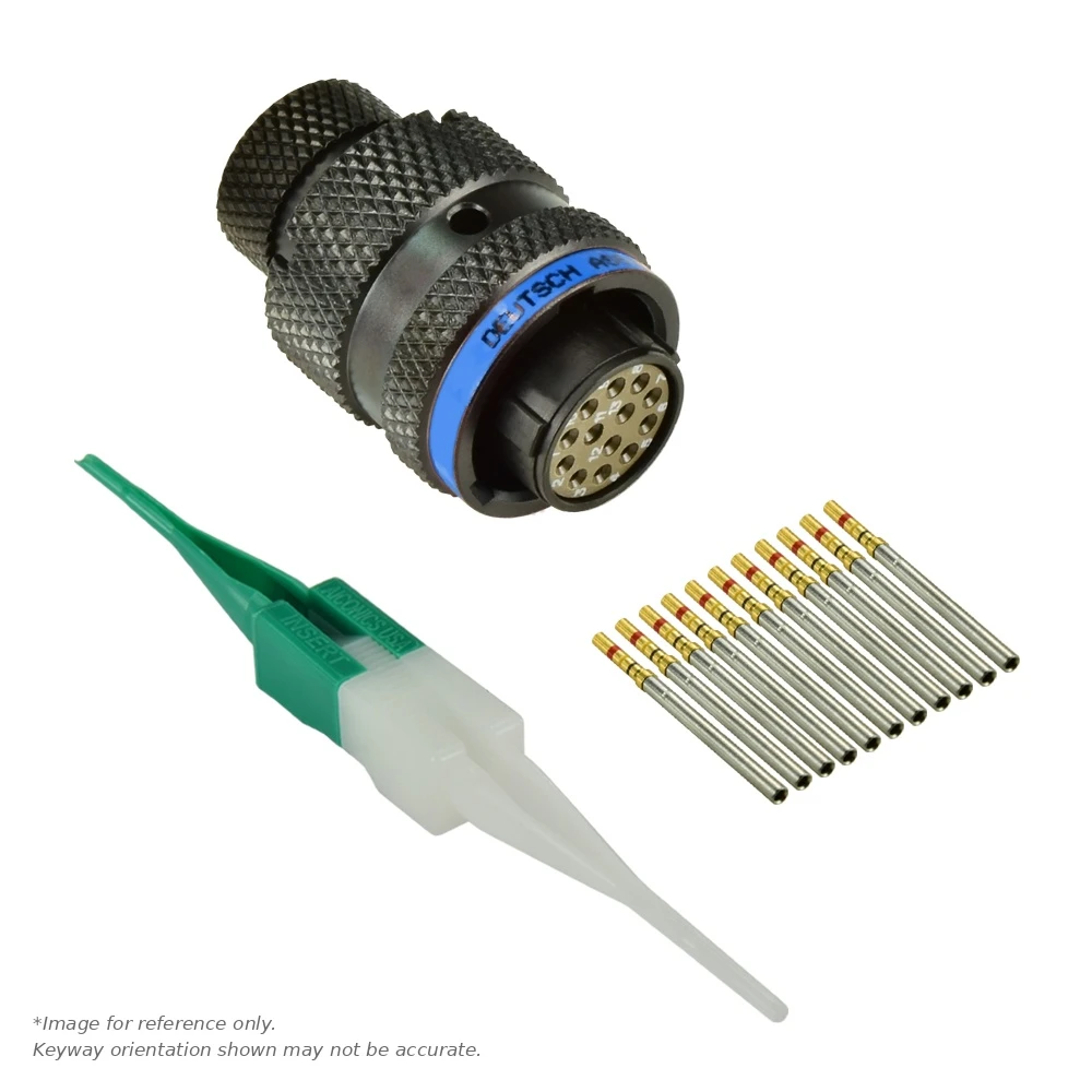 AS,13 WAY,PLG,PIN,B KEY,BLUE - AS610-35SB