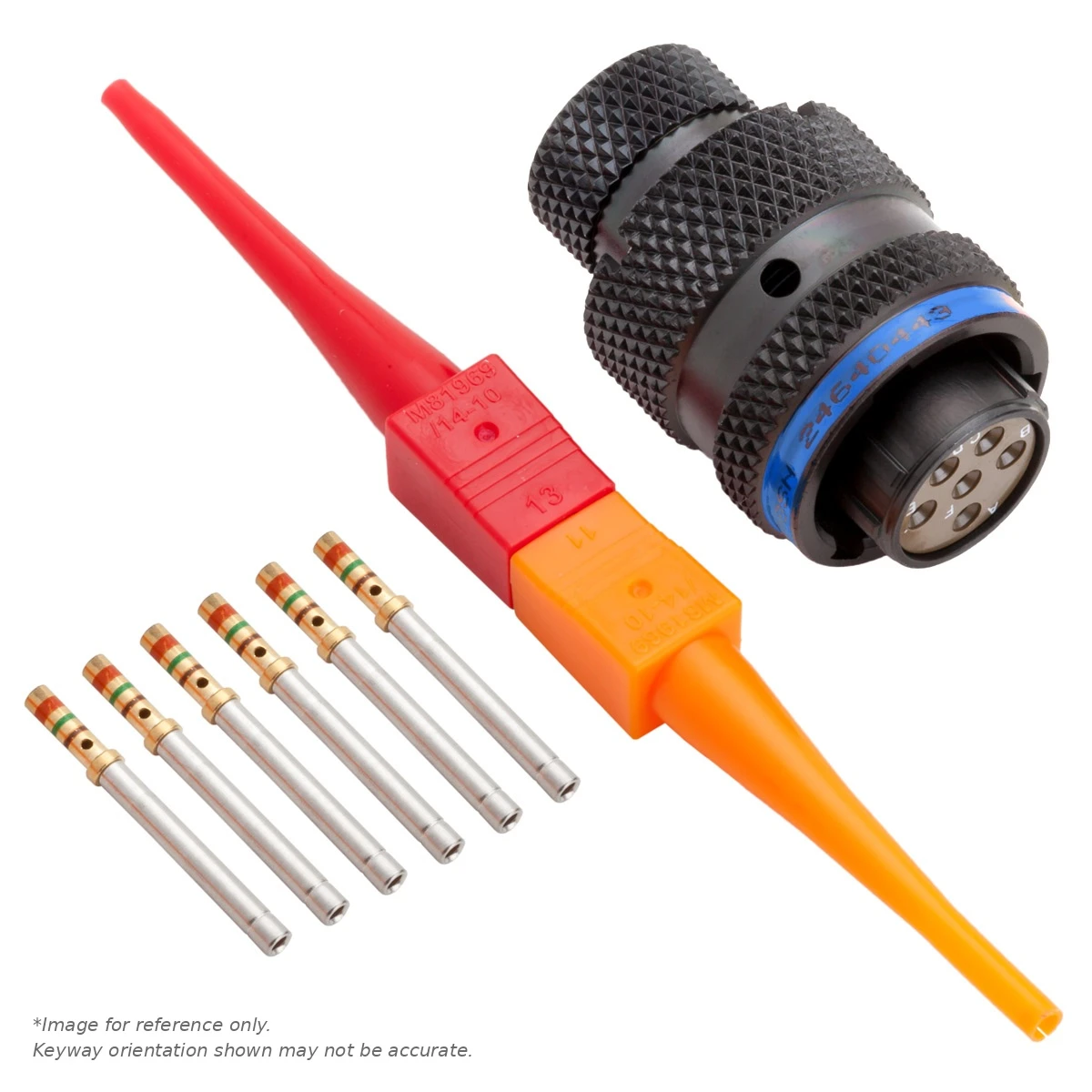AS,6 WAY,PLG,PIN,B KEY,BLUE - AS610-98SB