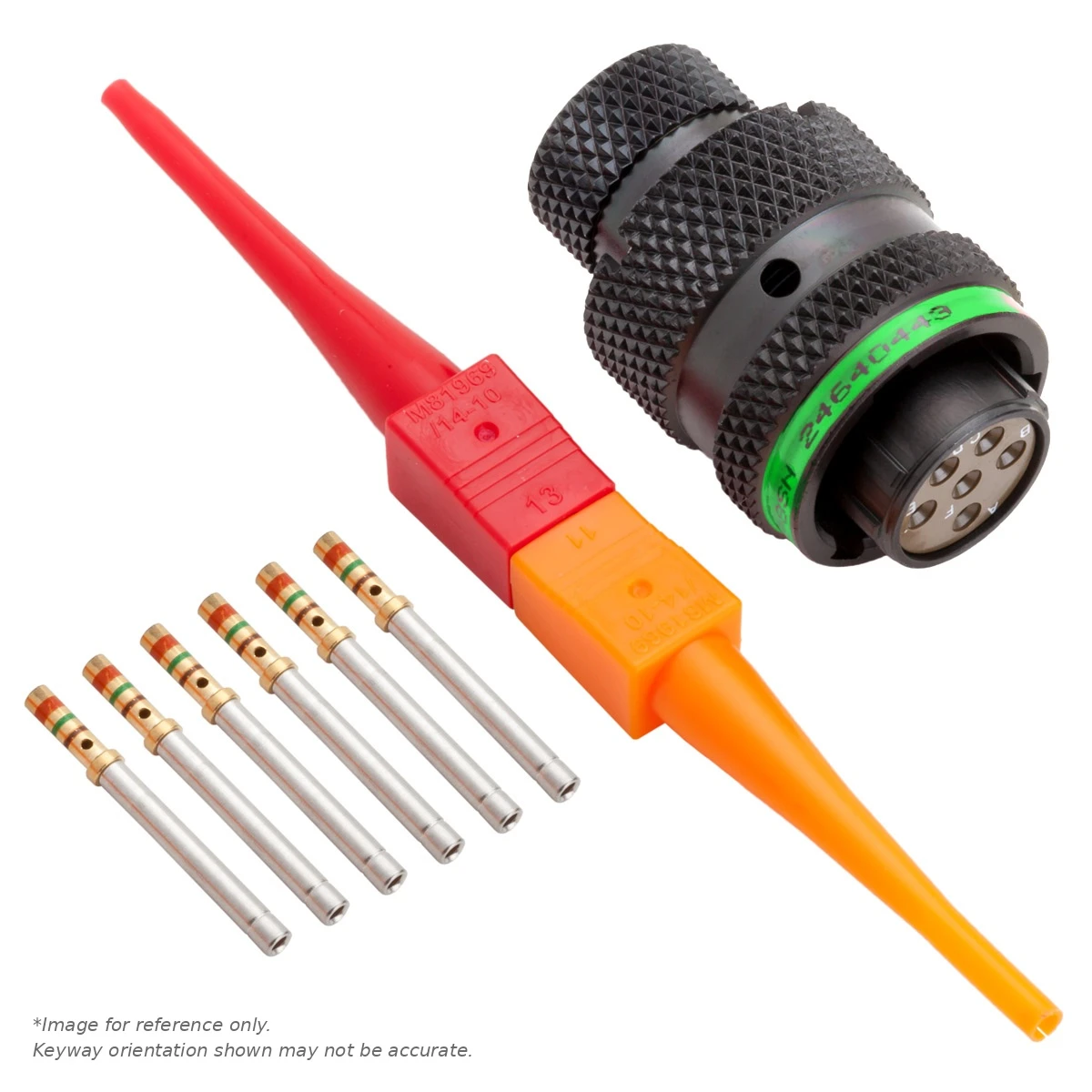 AS,6 WAY,PLG,PIN,D KEY,GREEN - AS610-98SD